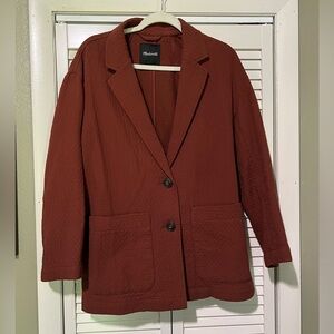 Madewell quilted blazer